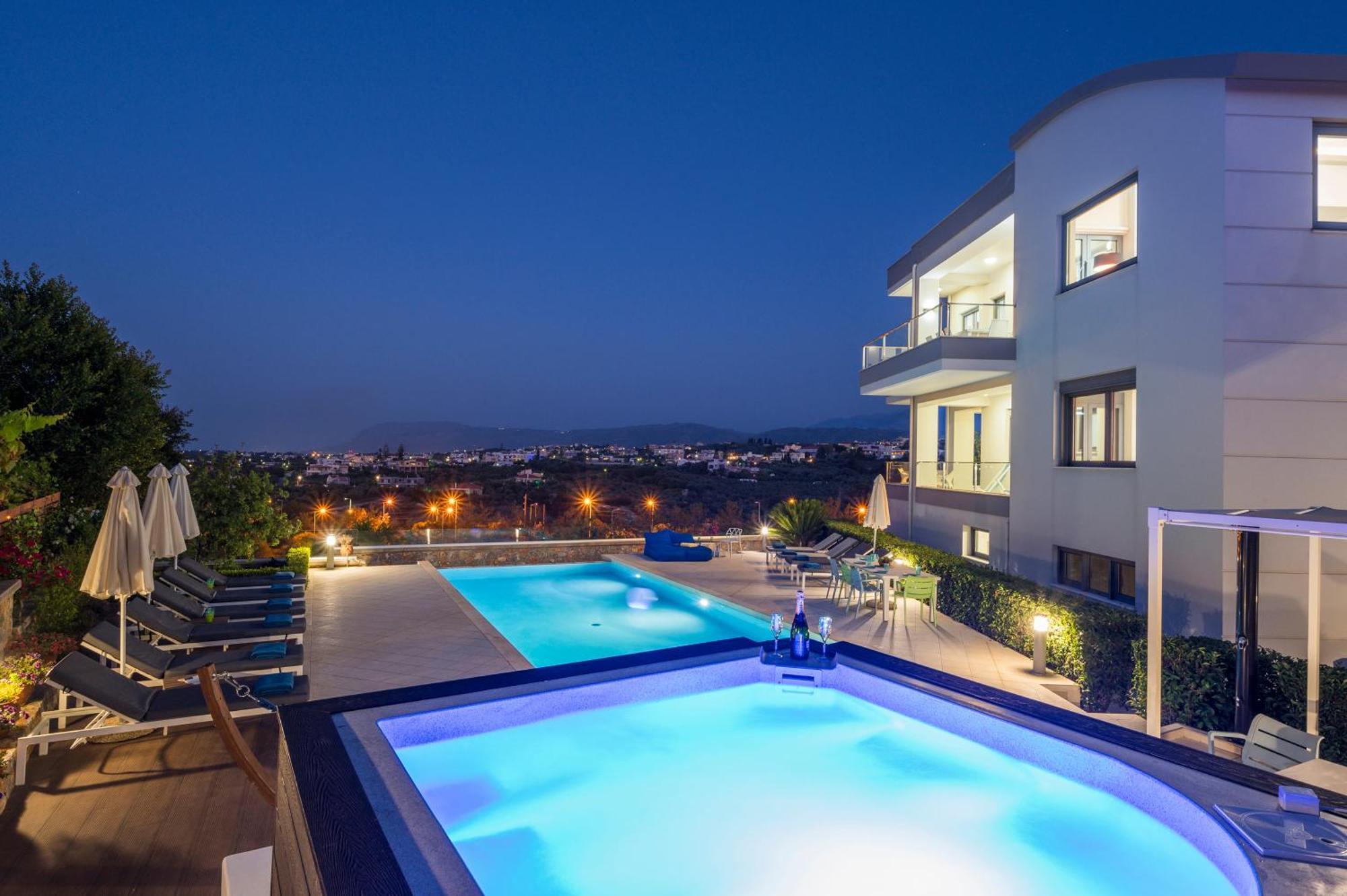 Elysium Seaview Oasis Vila Kato Galatas Exterior foto