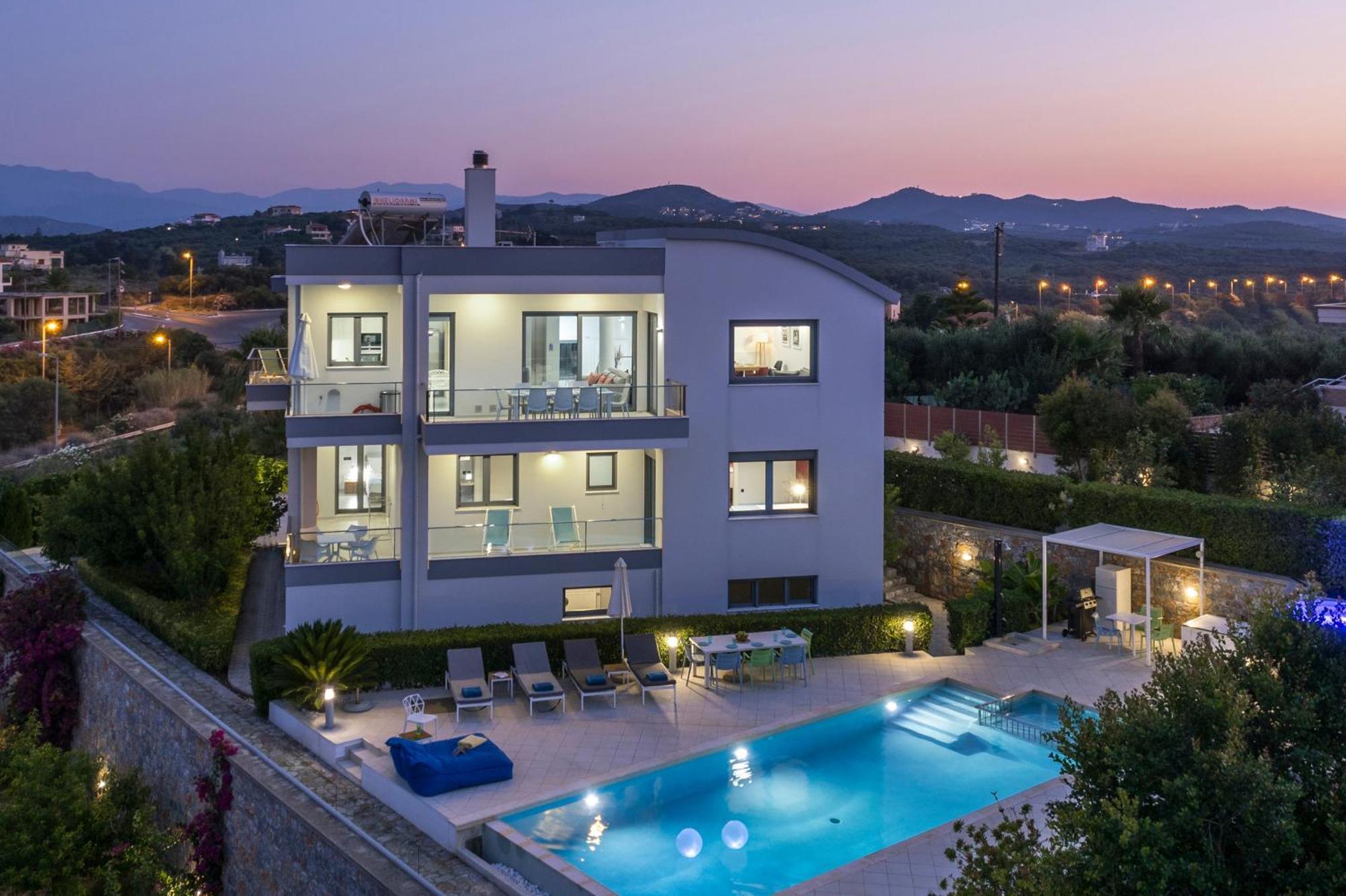 Elysium Seaview Oasis Vila Kato Galatas Exterior foto