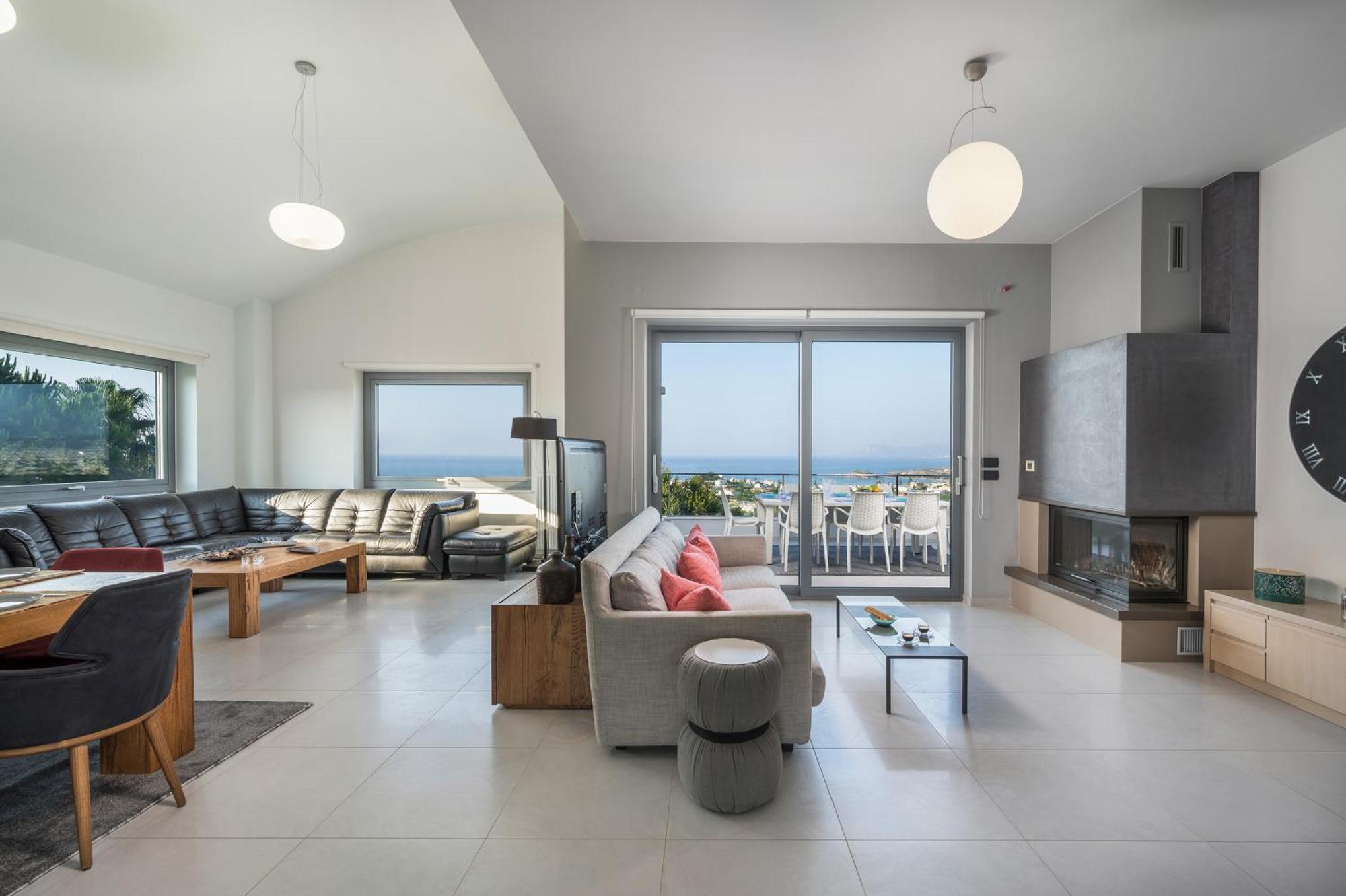 Elysium Seaview Oasis Vila Kato Galatas Exterior foto